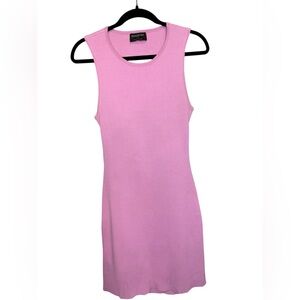 Lovita‎ Mink Pink Sleeveless Ribbed Bodycon Dress in Violet/Pink Size Large